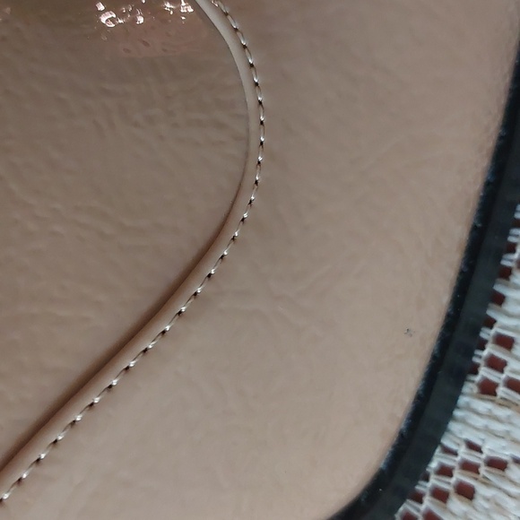 PLT Beige Patent High Block Heel Chelsea Boots Sz 7 - Picture 15 of 16